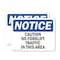 Signmission Caution No Forklift Traffic In This Area, 10 in W x Rectangle, Vinyl Decal OS-2PACK-NS-D-710-L-10488 - alternate 1